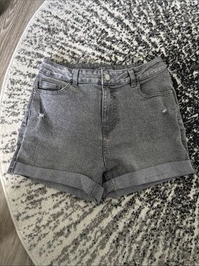 Gray Women's Denim Shorts